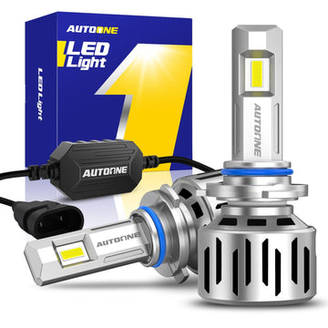 Autoone Headlight Bulb 9006 HB4 LED Headlight Bulbs 32000LM 6500K White 900% Brighter 2 PCS